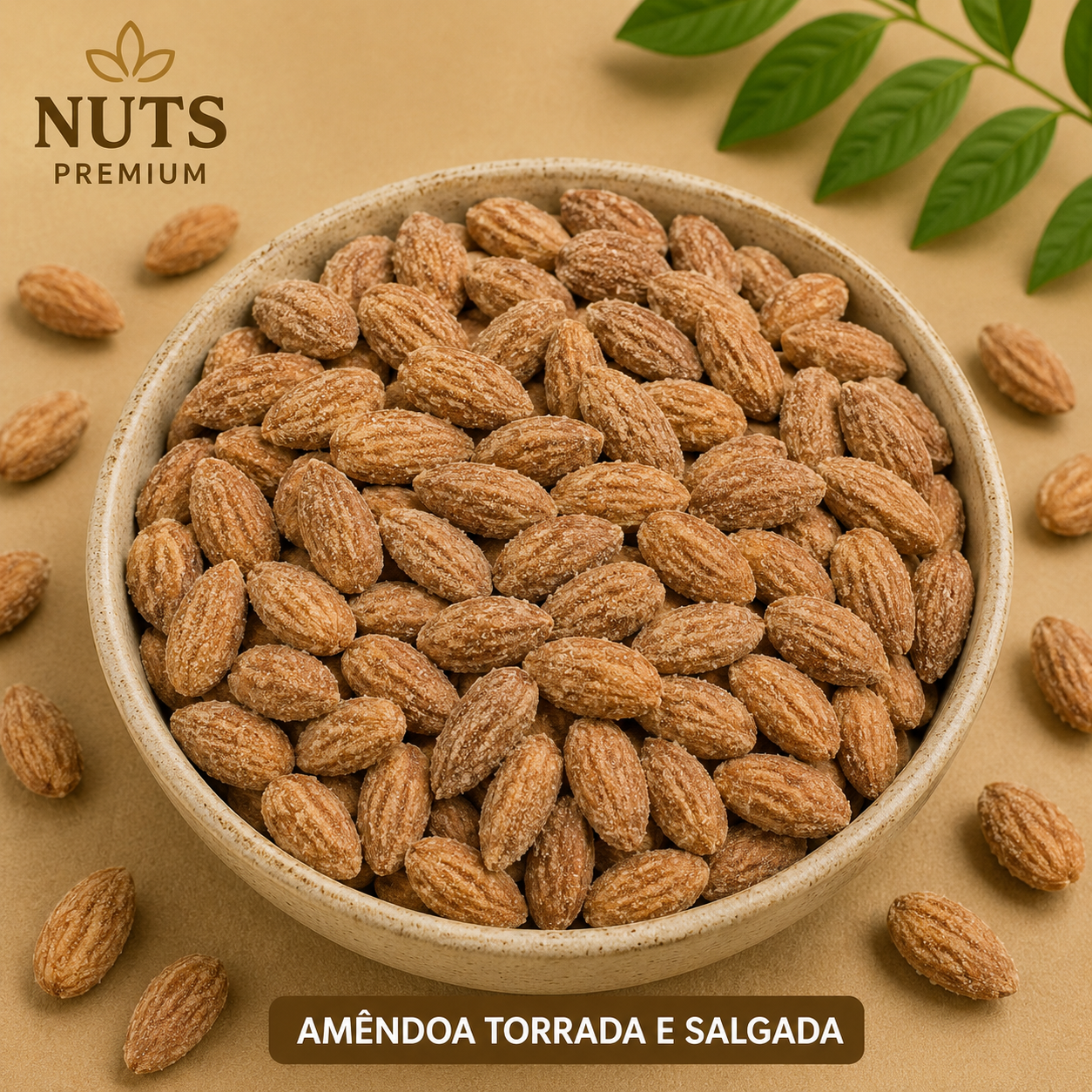 Amêndoa Torrada e Salgada