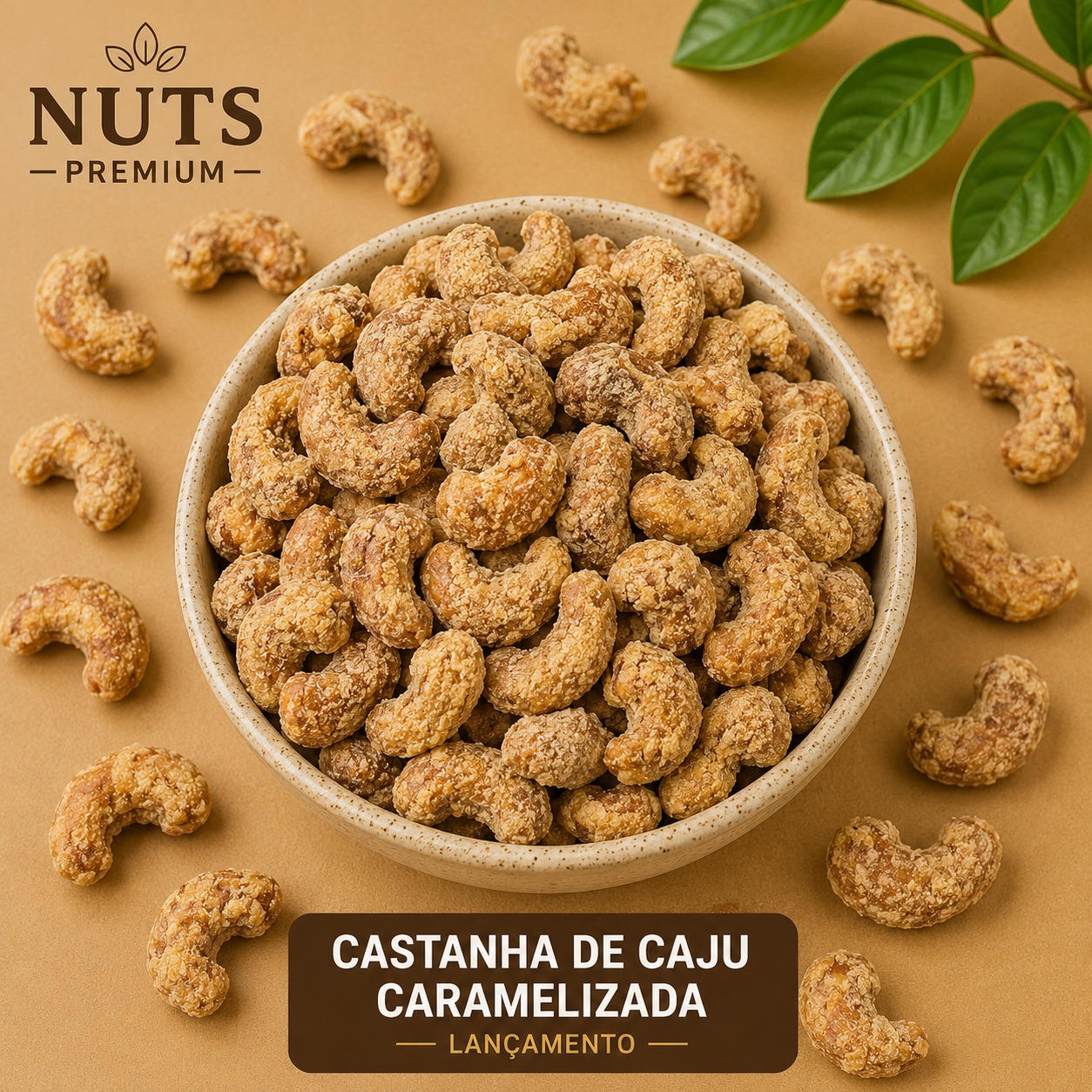 Castanha de Caju Caramelizada