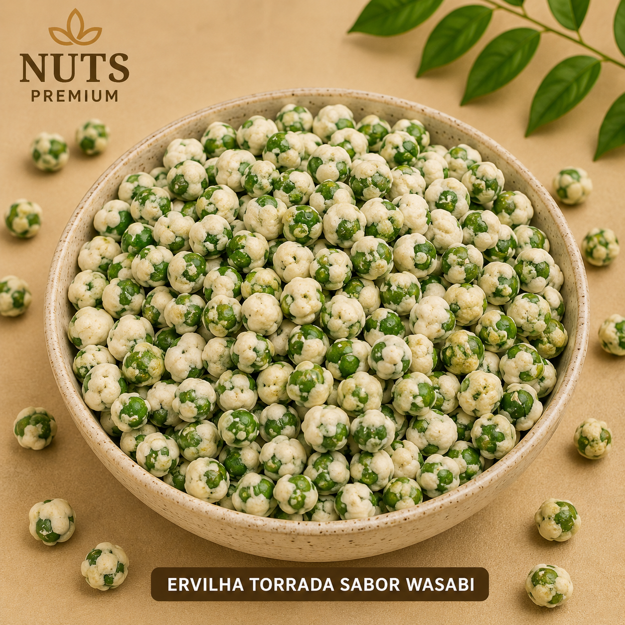 ERVILHA TORRADA SABOR WASABI