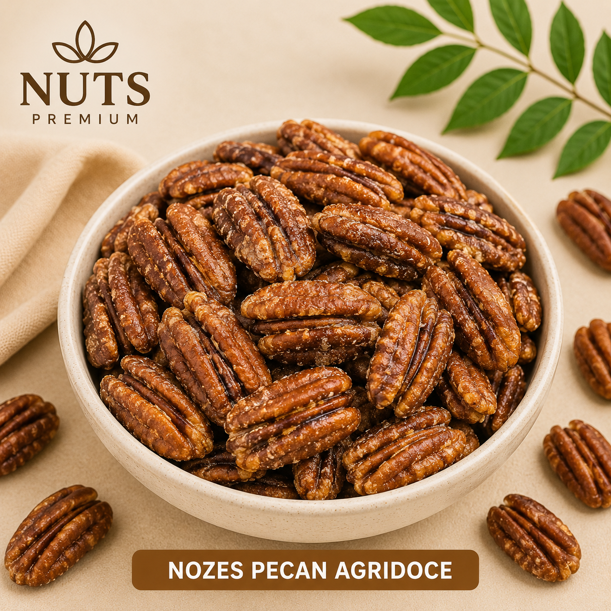 Nozes Pecan Agridoce