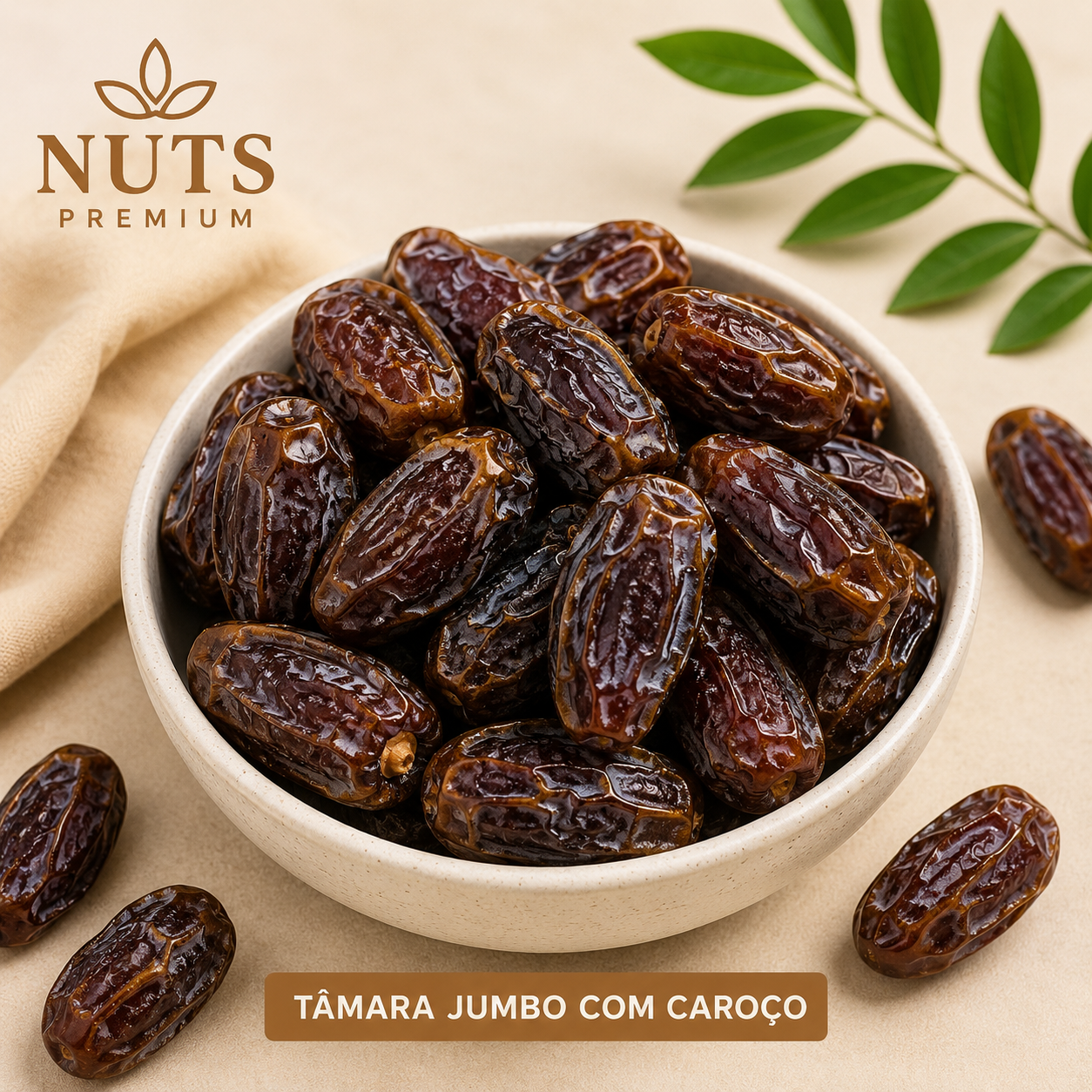 Tâmara Jumbo com caroço