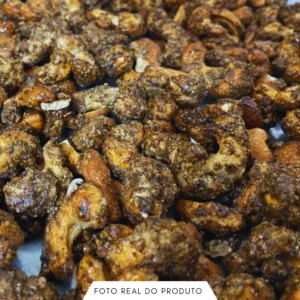 CASTANHA DE CAJU CARAMELIZADA COM CAFÉ